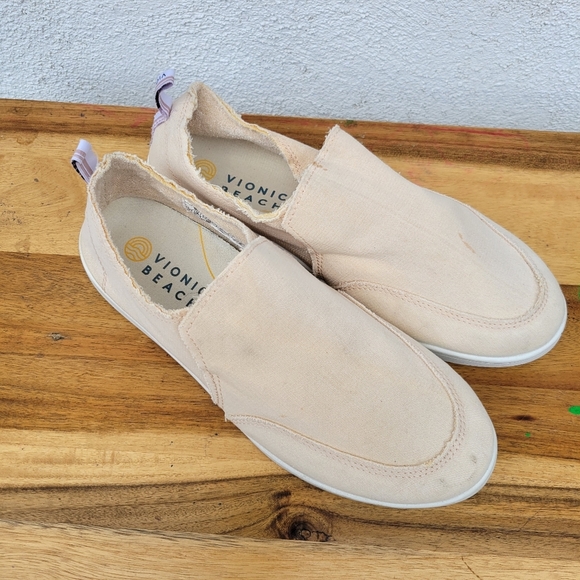 Vionic Beach Slip On Sneaker Canvas Shoes Women's Size 9.5 - Picture 7 of 16